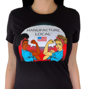 Manufacture Local - Rosie T-shirt, black